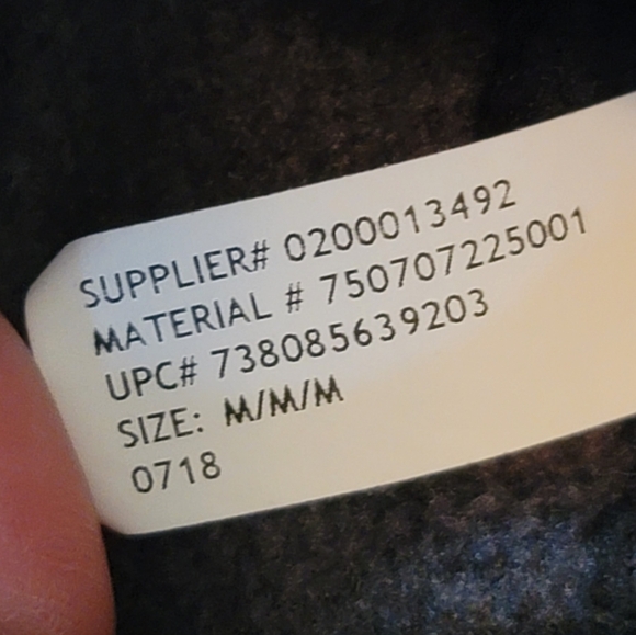 CHAPS Gray Black Plaid Long Sleeve Fleece Flannel Shirt W/Jacket Pockets Medium - Picture 9 of 16